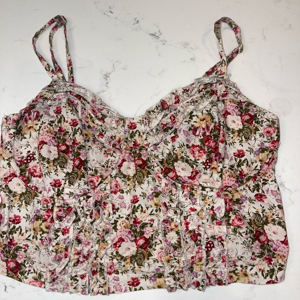 Vintage bustier crop top